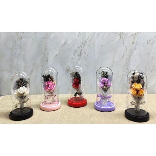 Işıklı Müzikli Romantik Gül Buketi