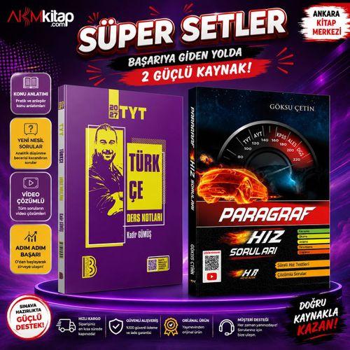Benim Hocam TYT Türkçe Video Ders Notları ve Hız Renk Paragraf Soru Bankası 2 Kitap Set
