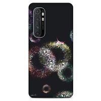 Y.Liva-2021 Özel Seri Siyah Soyut-114 Xiaomi Mi Note 10 Lite Kılıf Silikon Kapak