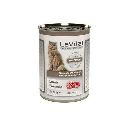 LaVital Kuzulu Tahılsız Ezme Yetişkin Kedi Konservesi 400gr