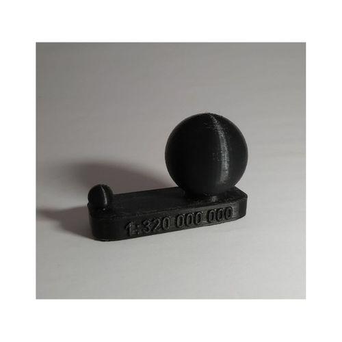 Dünya ve Ay Ölçekli Model FORGENETICS (Bu ürün Sadece Plastik parçadır - Almadan Önce Soru Sorabilirsiniz)