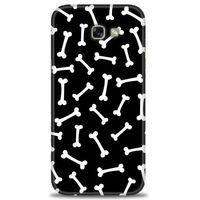 Samsung Galaxy A7 2017 / A720 Kılıf HD Baskılı Kılıf - Kemikler + Tam Ekran Koruyucu