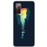 MRCİLETİSİM Samsung Galaxy S20 FE Kılıf Baskılı Kapak - City Bird Sky +Tam Ekran Koruyucu