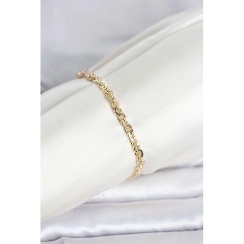CM 14K Gold Renk Zincir Model Kadın Bileklik