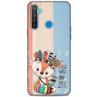 Animax Kızılderili Tilki Oppo Realme 5i Kılıf Desenli Silikon