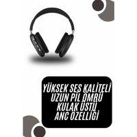 Kulak Üstü Kablosuz Bluetooth Kulaklık Yumuşak Süngerli Sd Kart Girişli