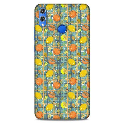 Frutix Turunç 06 Huawei Honor 8x Kılıf Desenli Silikon