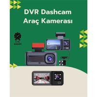 Tam Kapsamlı Araç Güvenliği: 3 Kameralı Full Hd Kayıt Sistemi İle Ön, İç Ve Arka Görüş