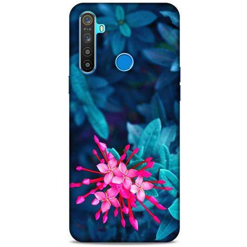 Lopard Oppo Realme 5i Uyumlu Kılıf Bahar (10) Full Koruma Kılıfı Pembe Çiçek