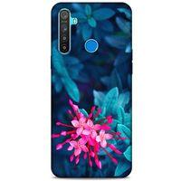 Lopard Oppo Realme 5i Uyumlu Kılıf Bahar (10) Full Koruma Kılıfı Pembe Çiçek