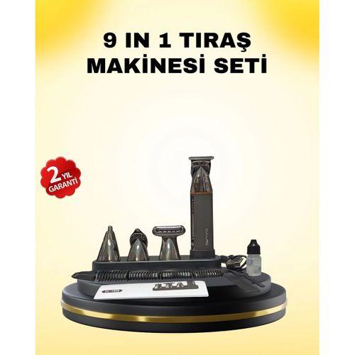 9’u 1 Arada Bakım Seti Güçlü Motorlu Saç Sakal Burun Kulak Trimmer
