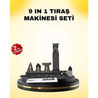 9’u 1 Arada Bakım Seti Güçlü Motorlu Saç Sakal Burun Kulak Trimmer