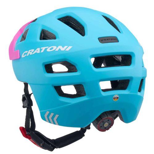 Kask Çocuk Maxster Pro Cratoni Mavi-Pembe S-M