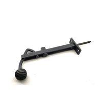 Antika Tarz Dekoratif Pirinç Ayarlı Panjur Stoperi - 150x55 Mm, Oksit