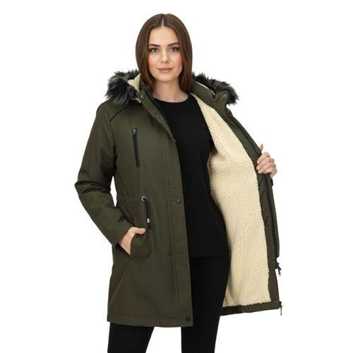 Kadın Kapüşonlu İçi Peluş Mont BGL-ST05029