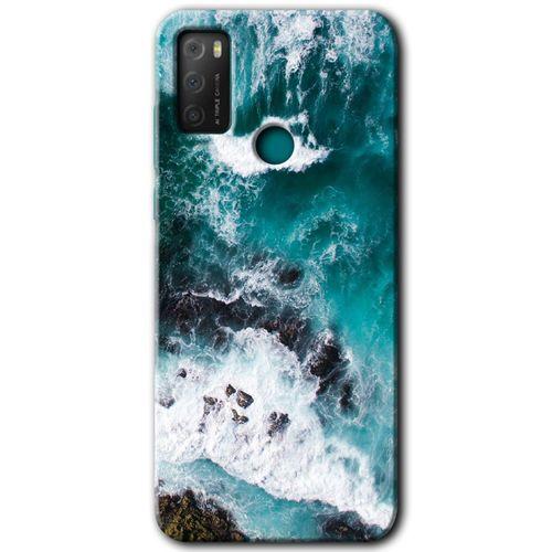 TCL 20E Kılıf HD Desen Baskılı Arka Kapak - Deniz Kıyısı