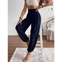 Kadın Yüksel Bel Yoğun Büzgü Detaylı Aerobin Pantolon