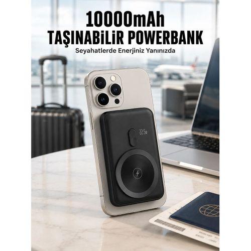 22 5w Hızlı Şarj Destekli Manyetik Powerbank Kompakt Tasarım Yeni Nesil