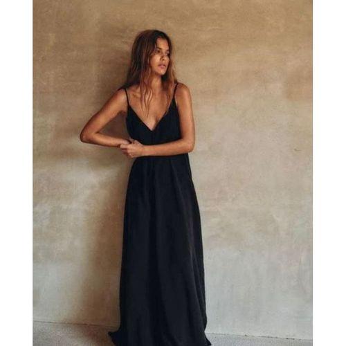 Kadın Ip Askılı Salaş Süprem Kumaş Elbise