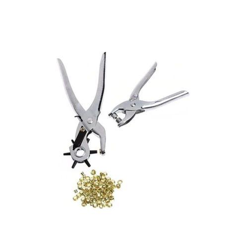 Kemer Delik Açma Atı 2li Set Deri Çanta Kayış Delme Aleti