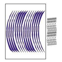 YAMAHA Yamaha Reflektör Mavi Mt-25 Uyumlu 1 Set Jant Şeridi