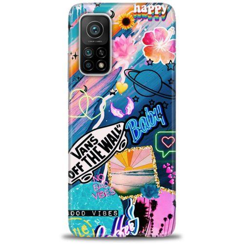 Xiaomi Mi 10T Kılıf HD Baskılı Kılıf - Happy Vans + Tam Ekran Koruyucu