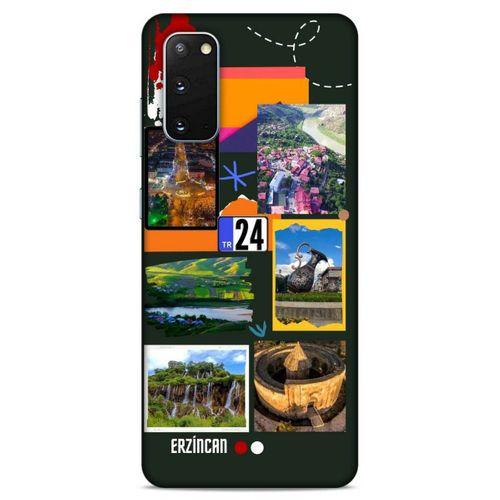 Lopard Samsung Galaxy S20 Uyumlu Kılıf Şehirli ※ (24) Erzincan Darbe Emici Kılıf