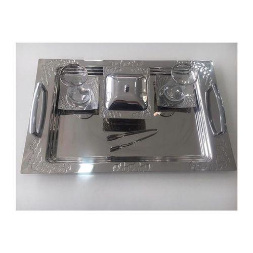 İnter Çelik Karel Model Çay Seti 42 Parça