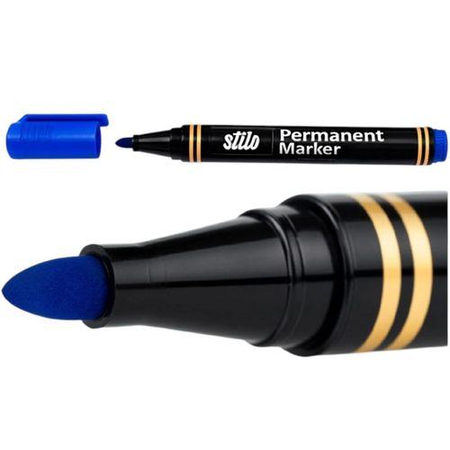 STİLO PERMANENT KALEM YUVARLAK UÇ MAVİ