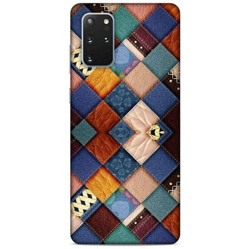 Samsung Galaxy S20 Plus Kılıf Patchwork (31) TPU Kılıf Karışık Renkli