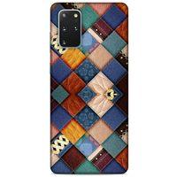 Samsung Galaxy S20 Plus Kılıf Patchwork (31) TPU Kılıf Karışık Renkli