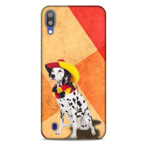 Samsung Galaxy M10 Kılıf Köpek Kıyafetleri (19) Kılıfları Dalmaçyalı Şapka