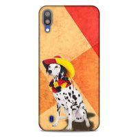 Samsung Galaxy M10 Kılıf Köpek Kıyafetleri (19) Kılıfları Dalmaçyalı Şapka