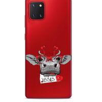 Zoologix (6) Samsung Galaxy Note 10 Lite Şeffaf Kılıf Silikon Desenli