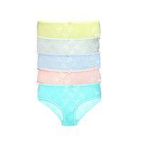 5 Adet Kadın Komple Tül Dantel Bato Külot