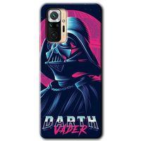 MRCİLETİSİM Xiaomi Redmi Note 10 Pro Kılıf Kapak - Darth Vader +Hayalet Ekran Yandan Gözükmez