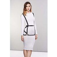 Seksi Deri Elbise Üzeri Deri Harness - Brf1390