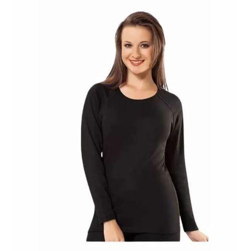 Kota Kadın Kışlık Termal Sıcak Tutan Tayt ve Fanila Takım 2'li Set Siyah