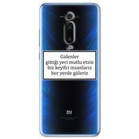 Xiaomi Mi 9T Kılıf HD Yazı Baskılı Silikon Arka Kapak - Yazı 4