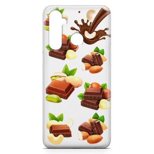 Realme 5 Pro Kılıf Çikolata Çeşitleri Arka Kapak Koruma Desenli Full Koruyucu