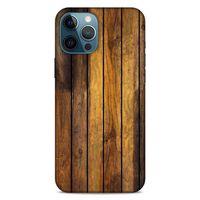 Lopard Apple iPhone 12 Pro Max Uyumlu Kılıf Wood'X (14) Lansman Kılıf Desenli