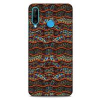Huawei P30 Lite Kılıf Baskılı Özel Seri Taşlı (35) Fit Design Kılıf