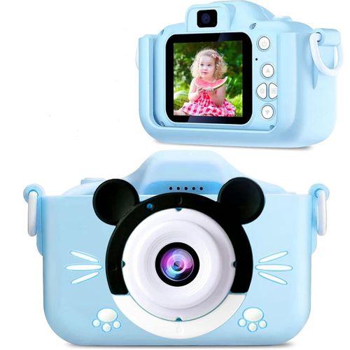 Çocuk Dijital Fotoğraf Makinası 20 Mp Video Kaydedici 2.0 İnç Çift Kameralı