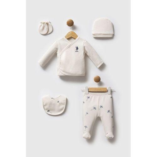 U.S.Polo U.S. Polo Assn Hastane Çıkışı 5’li set USB2603 Ekru