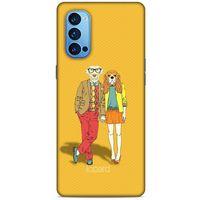 Oppo Reno 4 Pro Kılıf FunnyMaX (13) Silikon Kap Turuncu