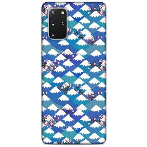 Samsung Galaxy S20 Plus Kılıf Pastel Renkler (16) Kalın Kılıf Yeşil Mavi