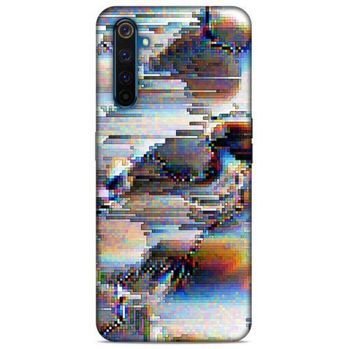 Lopard Oppo Realme 6 Uyumlu Kılıf PiXel (21) Koruyucu Kapak Beyaz