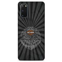 Samsung Galaxy S20 Uyumlu Kılıf Motorsiklet (40) Fit Silikon Kılıf Harley