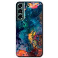 MRCİLETİSİM Samsung Galaxy S22 Kılıf HD Desen Baskılı Arka Kapak + Temperli Cam - Valhalla