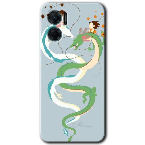 Xiaomi Redmi 10 5G HD Baskılı Kılıf + 9D Tam Ekran Koruyucu - Snake Friendship